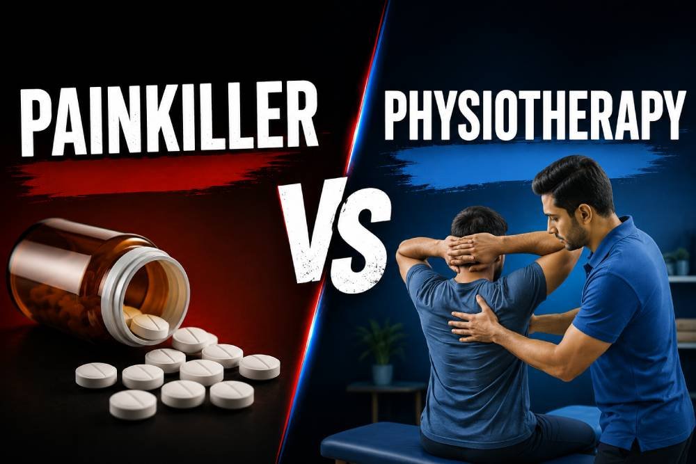 Painkillers vs Back Pain Physiotherapy